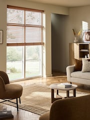 White Venetian Wood Blind - Image 1 of 3
