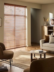 White Venetian Wood Blind - Image 2 of 3