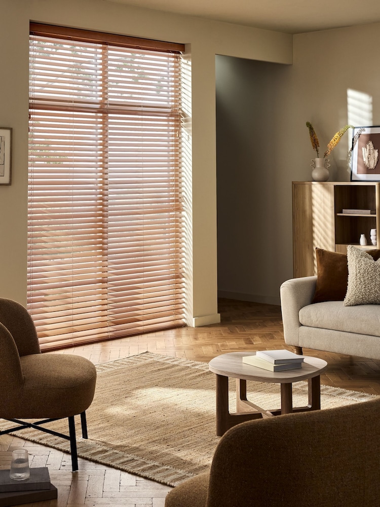 White Venetian Wood Blind - Image 2 of 3