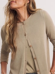 JD Williams Natural Premium Sheer Cardigan - Image 3 of 6