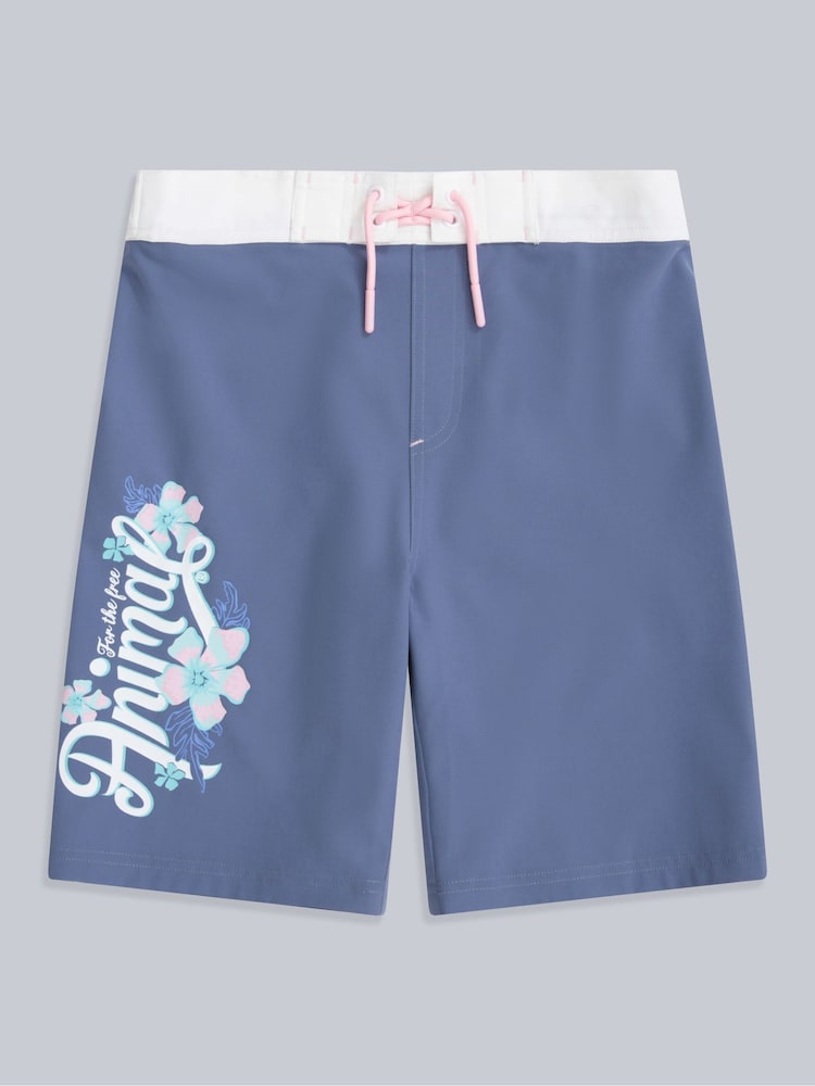 Animal Blue Girls Nora Classic Board Shorts - Image 1 of 5