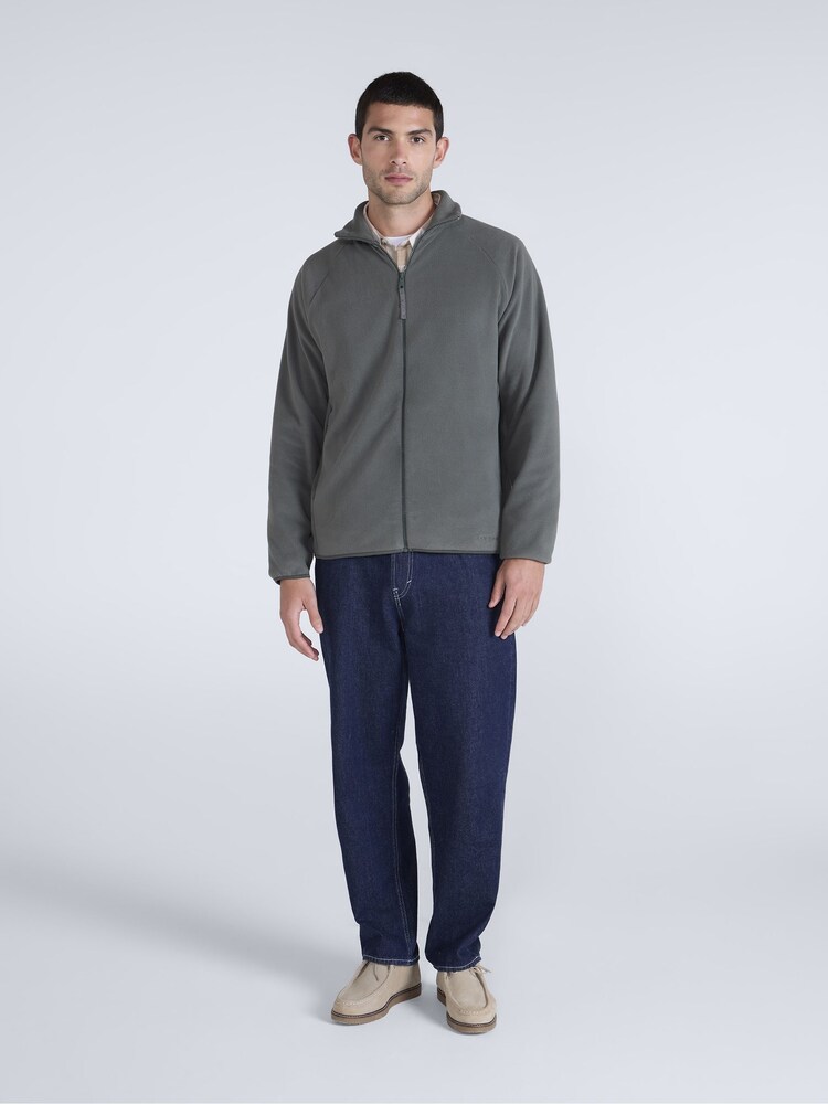 Gris - Animal Mens Stockholm Full-Zip Fleece - Imagen 2 de 10