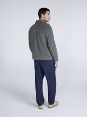 Gris - Animal Mens Stockholm Full-Zip Fleece - Imagen 5 de 10