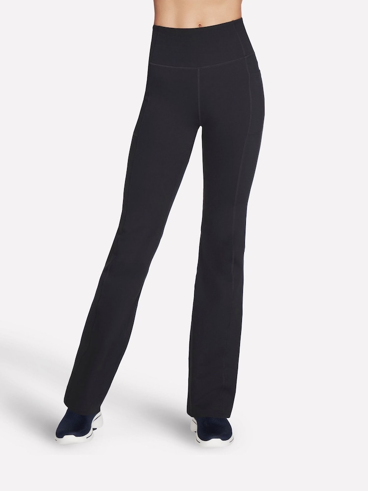 Skechers Black THE GOWALK PANT EVOLUTION 2 FLARE - Image 1 of 3
