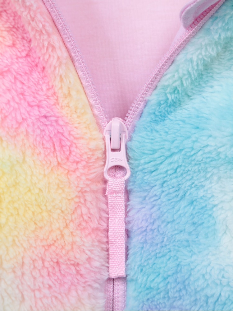 Mountain Warehouse Pink Kids Rainbow Cosy Fleece - Image 5 of 5