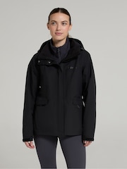 Mountain Warehouse Black Womens Thunderstorm II 3-in-1 Waterproof Jacket - Image 4 of 4