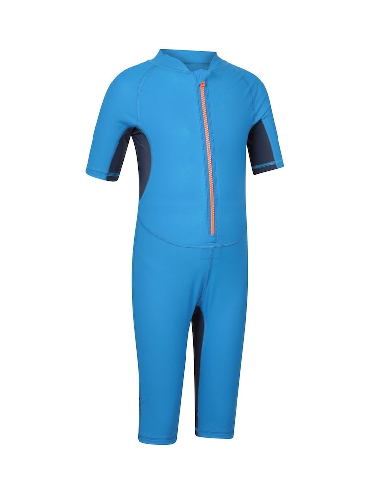 Mountain Warehouse Blue Kids Wave Thermal Lined Shorty Wetsuit - Image 2 of 5