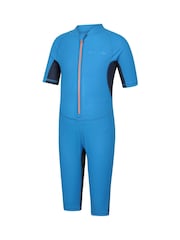 Mountain Warehouse Blue Kids Wave Thermal Lined Shorty Wetsuit - Image 4 of 5