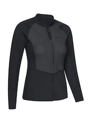 Mountain Warehouse Black Lamorna Long Sleeved Wetsuit Rash Vest - Image 2 of 6