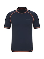 Mountain Warehouse Blue Mens Rash Vests 2 Pack - Image 2 of 6