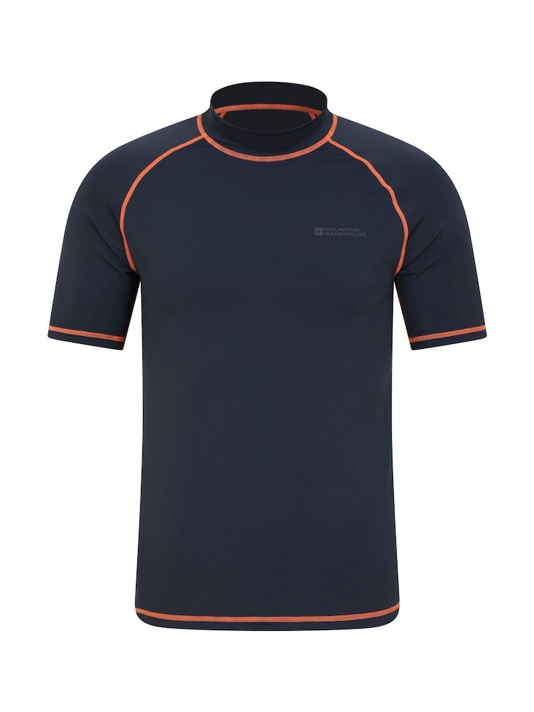 Mountain Warehouse Blue Mens Rash Vests 2 Pack - Image 2 of 6