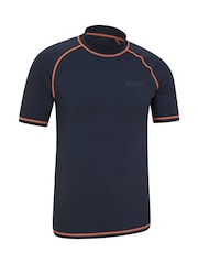 Mountain Warehouse Blue Mens Rash Vests 2 Pack - Image 4 of 6