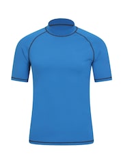Mountain Warehouse Blue Mens Rash Vests 2 Pack - Image 6 of 6
