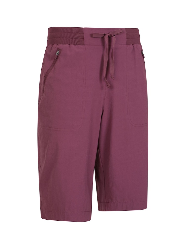 Mountain Warehouse Purple Womens Explorer Long Shorts - Image 1 of 8