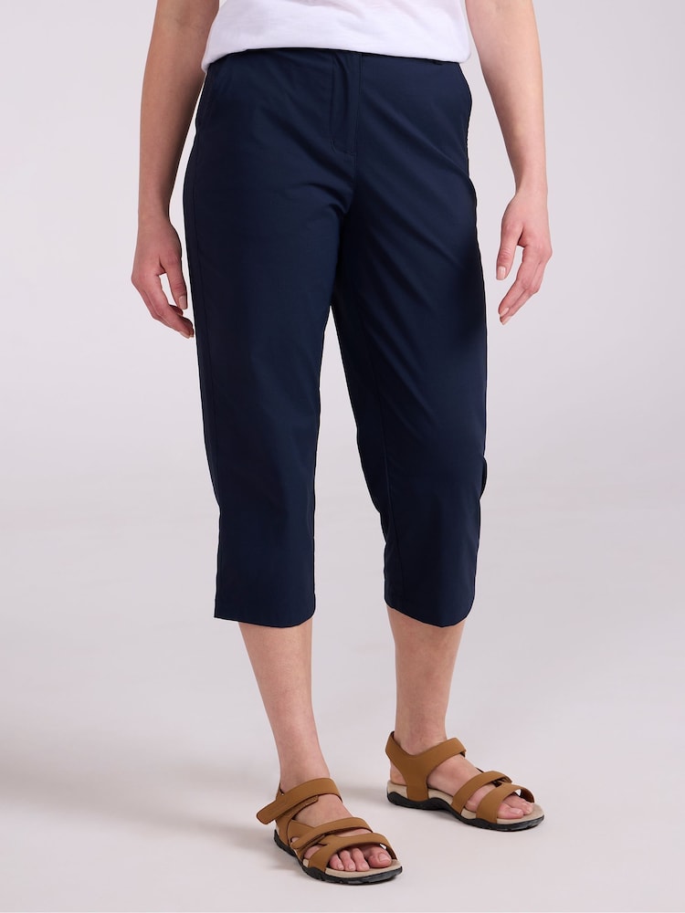 Mountain Warehouse Blue Womens Delta Stretch Trousers - Image 1 of 10