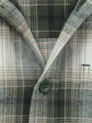 Mountain Warehouse Green Mens Trace Flannel Short Sleeve Shirt - Image 9 of 9