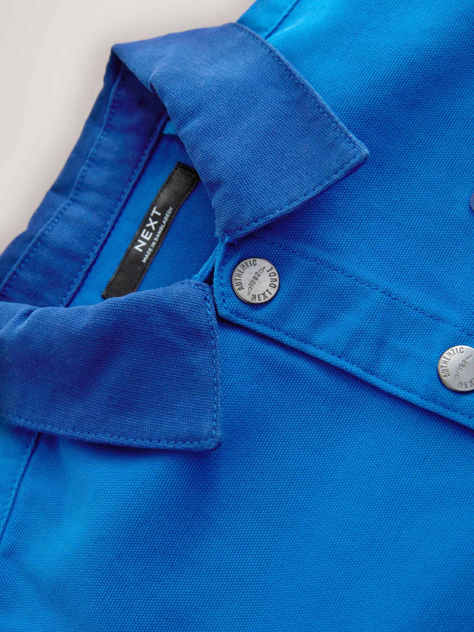 Buy Cobalt Blue Canvas Overshirt (3mths-7yrs) from Next USA