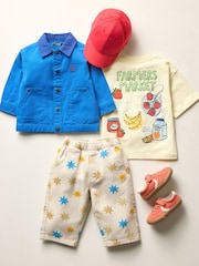 Koboltti Sininen - Kangaspaita (3kk–7v) - Kuva 9 / 9