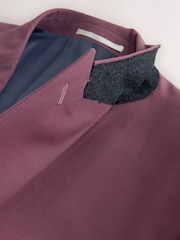 Pink Tailored Fit Motion Flex Wool Blend Suit Jacket - Image 8 of 9