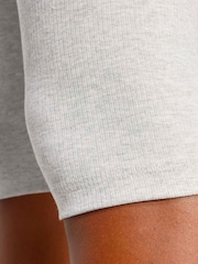 adidas Grey Seasonal Essentials Rib Capri Leggings - Image 4 of 6