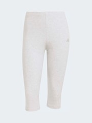 Grå - adidas Seasonal Essentials Rib Capri Leggings - Bilde 6 av 6