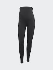 adidas Black Optime Essentials Workout Full Length Leggings Maternity - Image 7 of 7