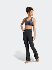 adidas Black All Me Flare Leggings - Image 3 of 6