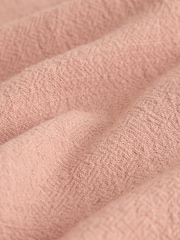 Rust Brown Short Sleeves Linen Blend Revere Collar Shirt (3mths-7yrs) - Image 9 of 9