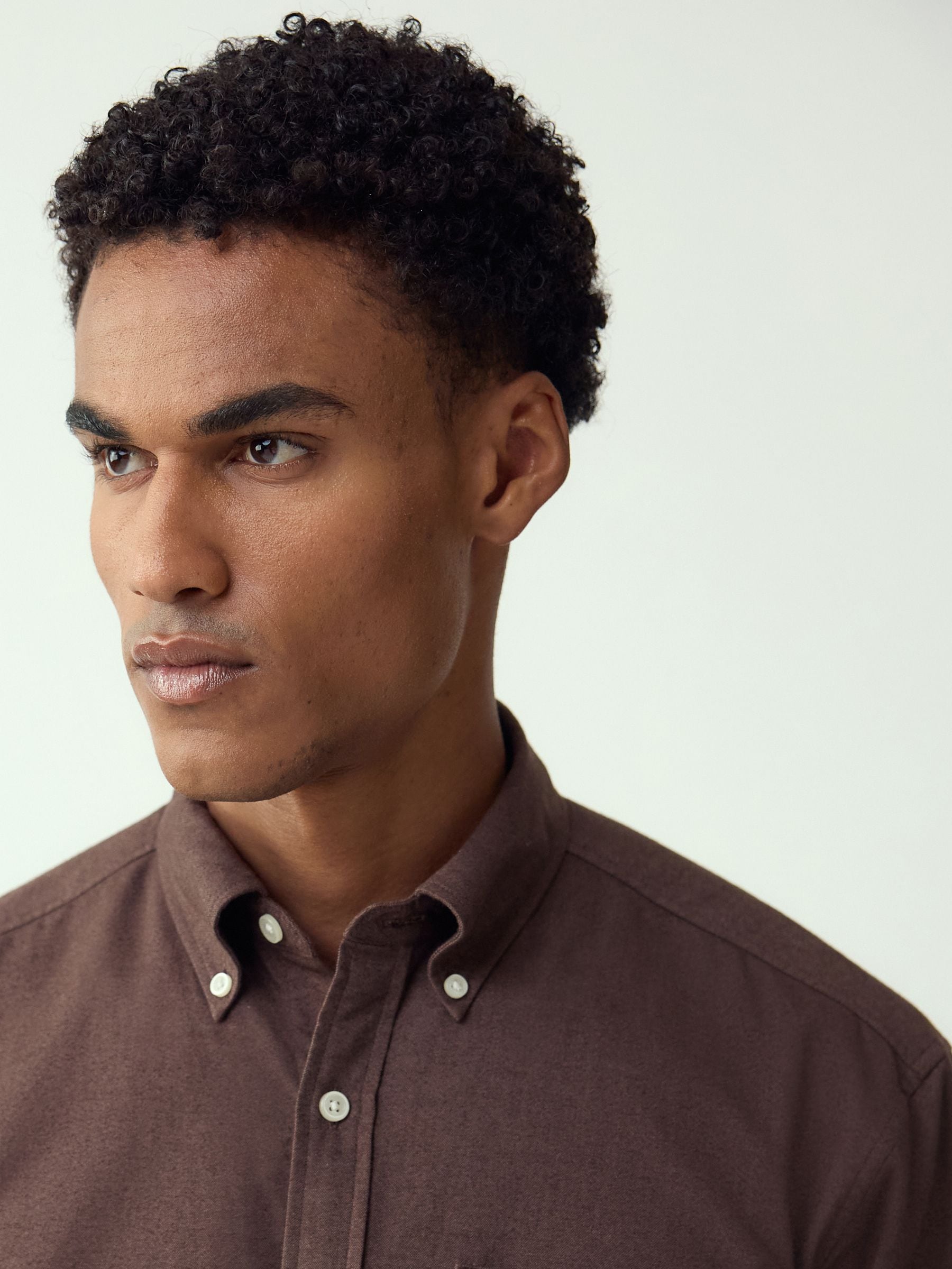 Buy Brown Soft Touch Oxford Long Sleeve Shirt from Next USA Buy Brown Soft Touch Oxford Long Sleeve Shirt from Next USA