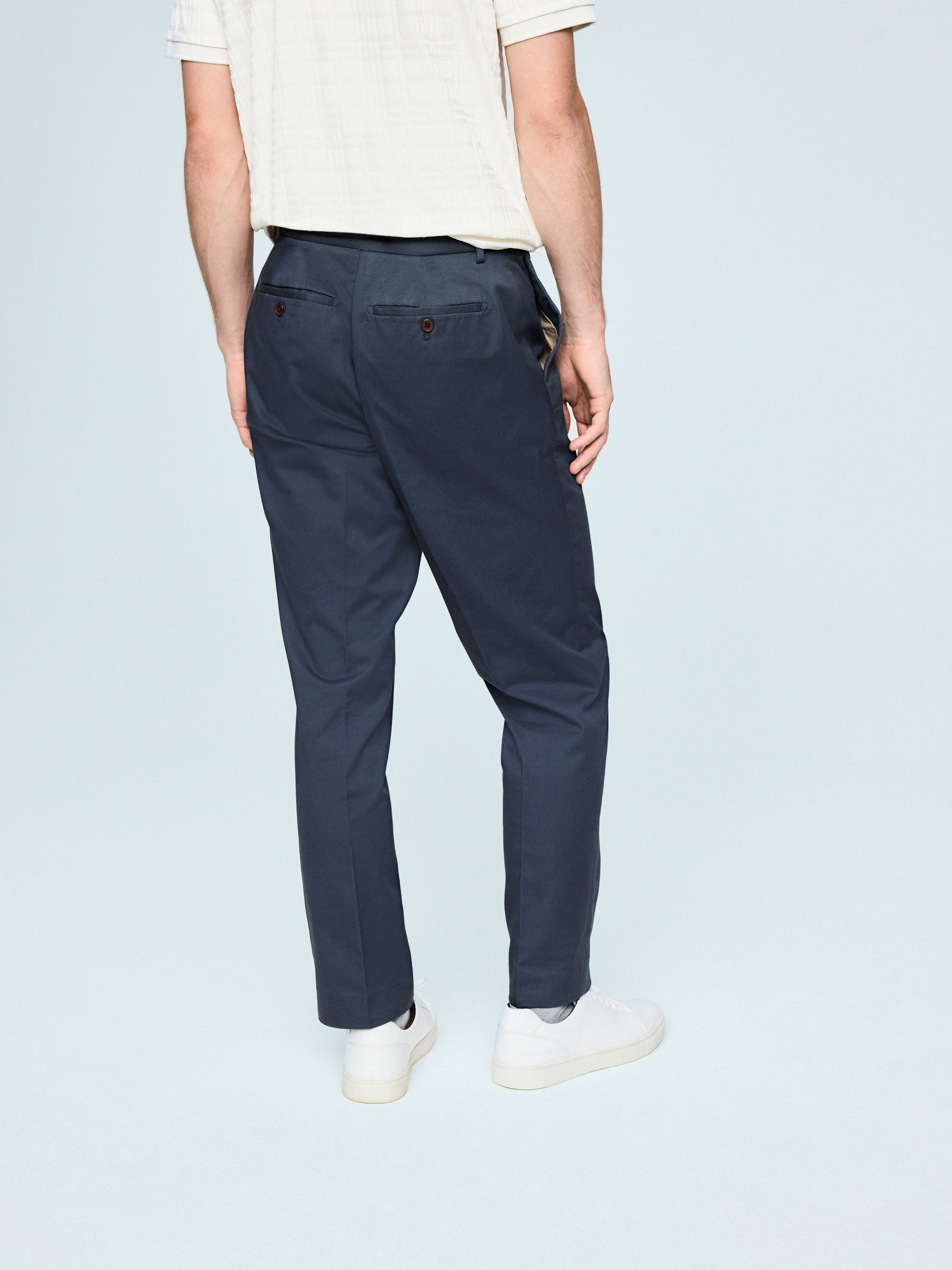 Buy Синій - N. Premium Smart Chino Trousers with Side Adjuster з