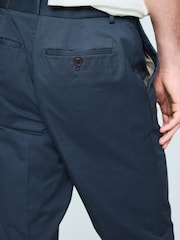 Blue Regular Tapered Fit N. Premium Smart Chino Trousers with Side Adjuster - Image 5 of 5