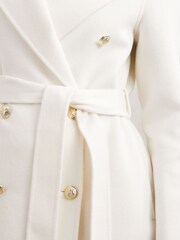 Reiss Cream Dora Coat - Image 3 of 6