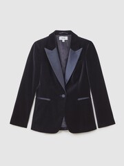 Reiss Navy Verda Suit Jacket - Image 2 of 7