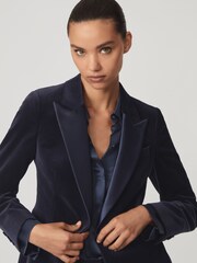 Reiss Navy Verda Suit Jacket - Image 3 of 7