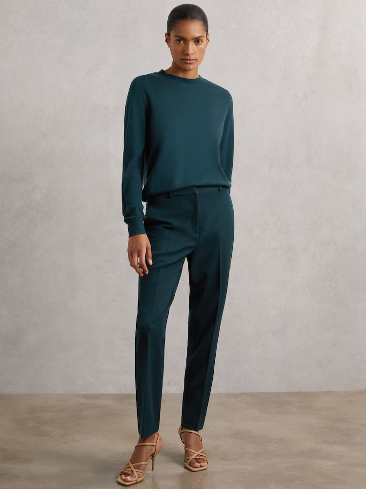 Reiss Teal Gabi Slim Fit Suit Trousers - Image 1 of 6 Reiss Teal Gabi Slim Fit Suit Trousers - Image 1 of 6