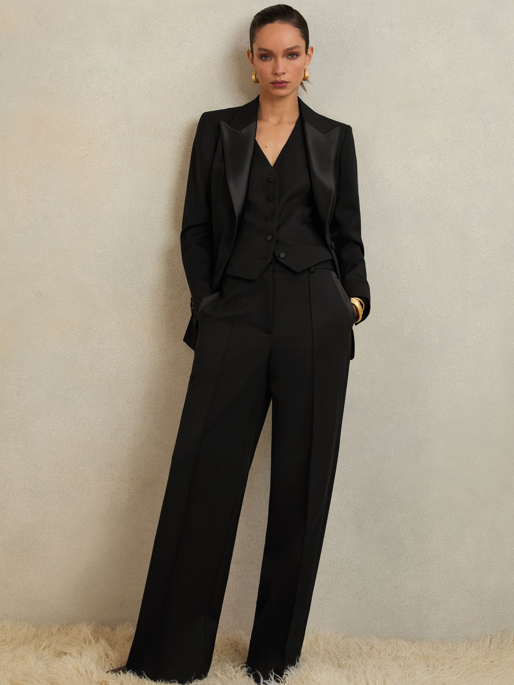 【Vaquera】21aw BLACK TUXEDO BLAZER Buy Reiss Black Della Atelier Single-Breasted Tuxedo Blazer from