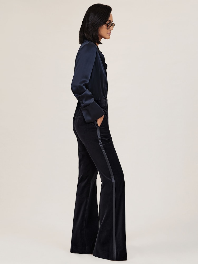 Reiss Navy Verda Trousers - Image 1 of 7