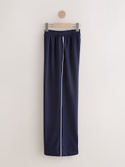 Navy Tipped Wide Leg Trousers - Image 6 of 8