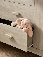 Oak Effect Kids Alix Triple, 3 drawers Wardrobe - Image 3 of 4