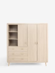 Oak Effect Kids Alix Triple, 3 drawers Wardrobe - Image 4 of 4