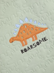 JoJo Maman Bébé Dinosaur Quilted 2.5 tog Baby Sleeping Bag - Image 3 of 3