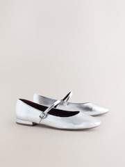 Silver Forever Comfort® Square Toe Mary Jane Shoes - Image 2 of 5