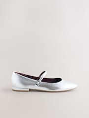 Silver Forever Comfort® Square Toe Mary Jane Shoes - Image 3 of 5