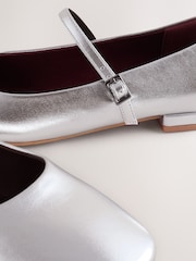 Silver Forever Comfort® Square Toe Mary Jane Shoes - Image 4 of 5