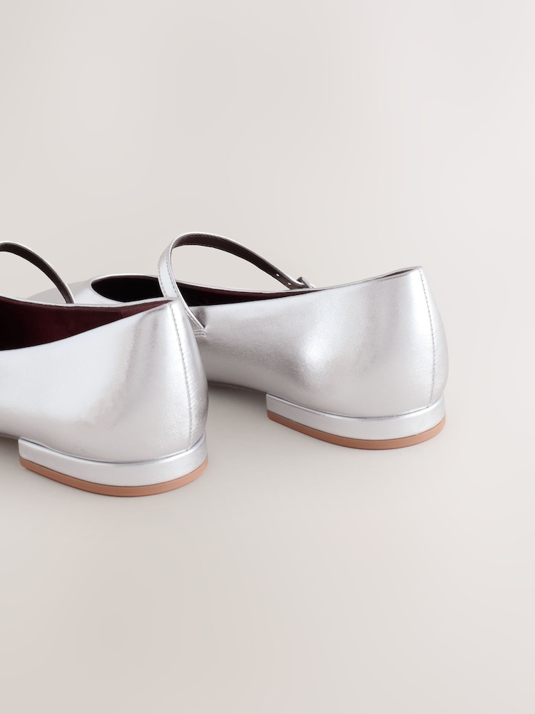 Silver Forever Comfort® Square Toe Mary Jane Shoes - Image 5 of 5