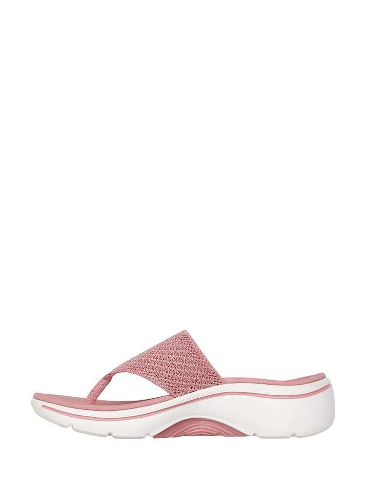 Skechers Pink Go Walk Arch Fit 2.0 Sandals - Image 2 of 4