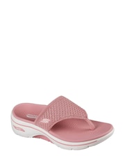 Skechers Pink Go Walk Arch Fit 2.0 Sandals - Image 3 of 4