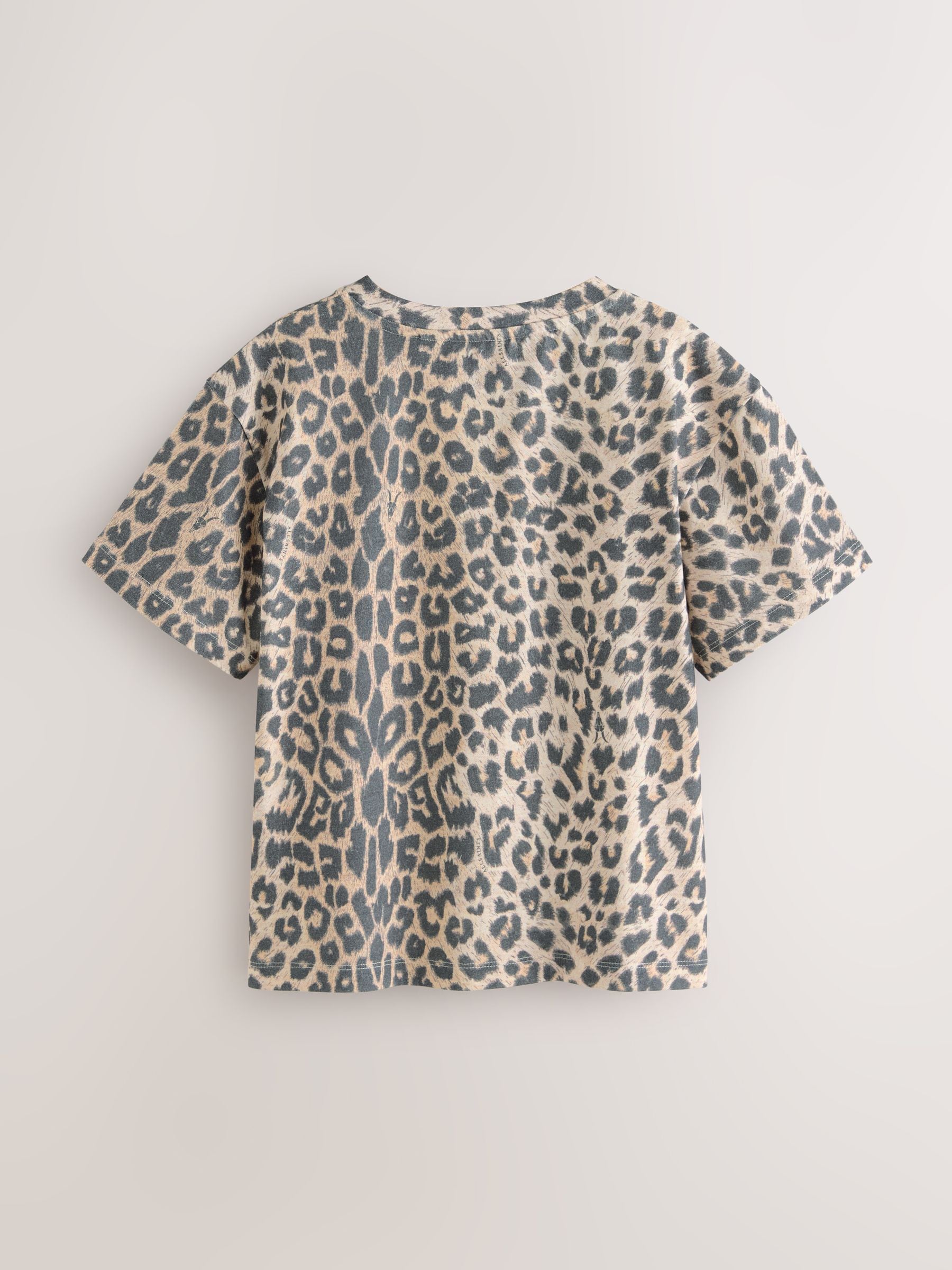 Buy smALLSAINTS Leopard/Black Oversized Girls Logo T-Shirts 3 Pack
