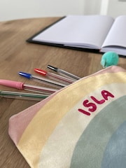 Solesmith Childrens Pink Embroidered Pencil Case - Image 2 of 2