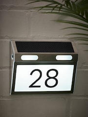 Personalised Solar Number House Sign Illuminated LED Door Number Plaque by Loveabode - Image 2 of 5